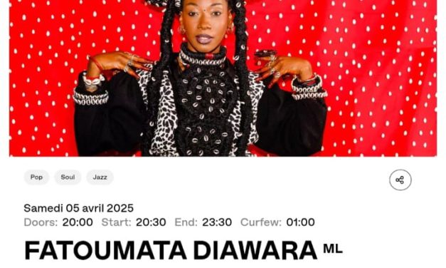 FRIBOURG – FRISON – CONCERT – FATOUMATA DIAWARA
