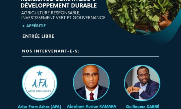 GENEVE – CONFERENCE – RESILIENCE CLIMATIQUE & DEVELOPPEMENT DURABLE