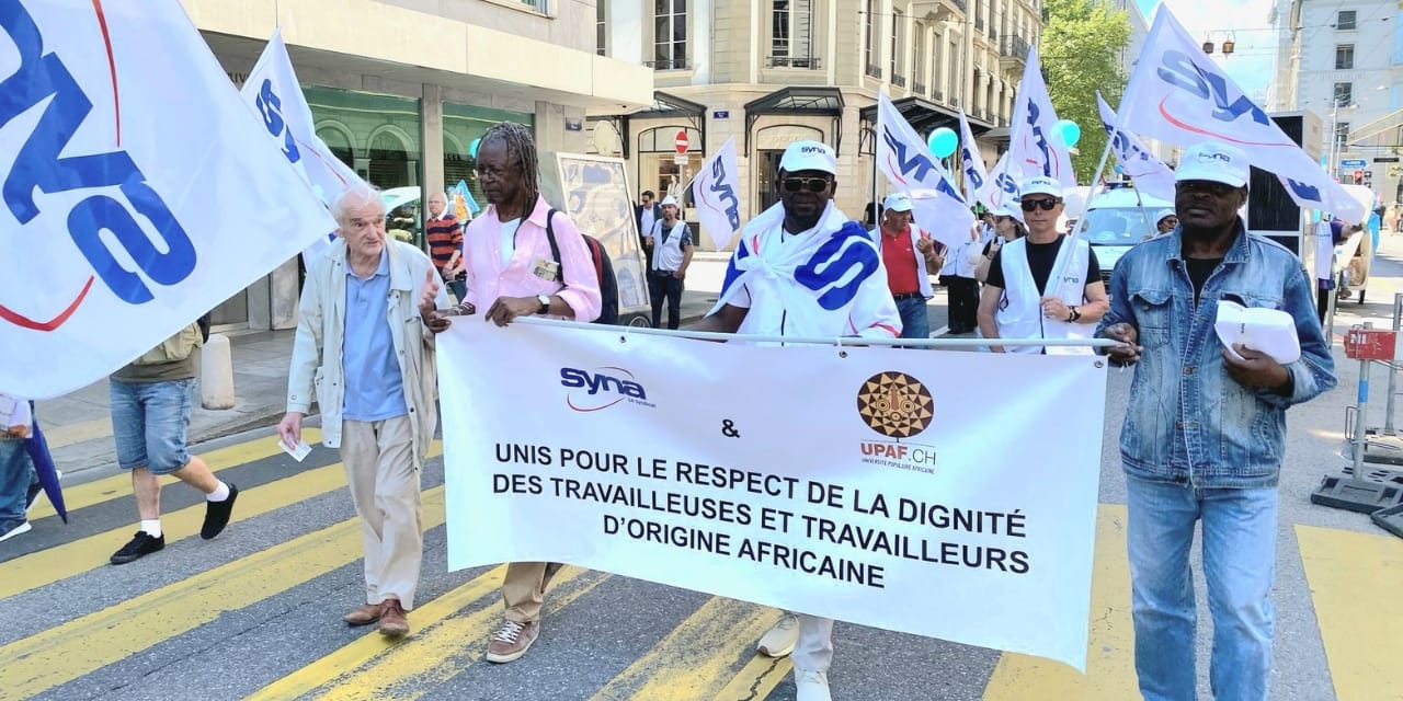 1er mai, Fête du travail. Ensemble pour la dignité des travailleurs et travailleuses d’origine africaine en Suisse